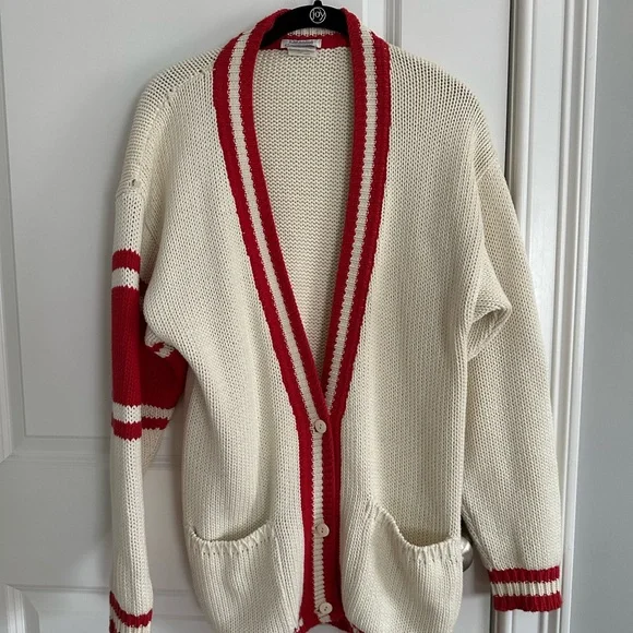 J. Magoni Design Studio Cardigan – Made in France – Size S – 100% Cotton ✨❤️‍🔥 - Picture 3 of 11